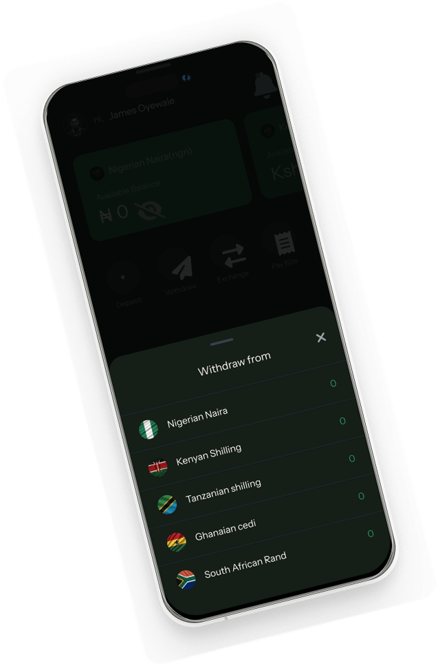 Top up and cash out, your way. — app preview